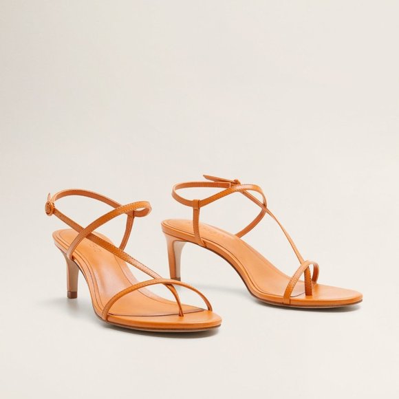 mango orange heels